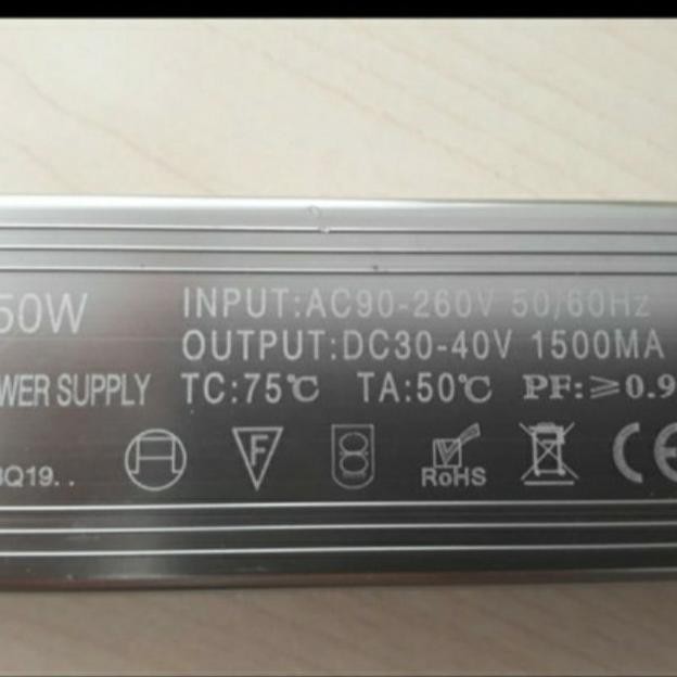 Murah Ballast Travo Adaptor Trafo Led Driver Lampu Sorot Pju 50 W 50 Watt Terbatas