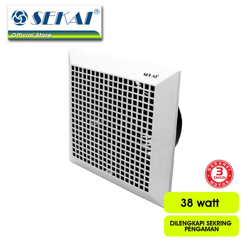 KIPAS SEDOT CEILING ATAP PLAFON EXHAUST FAN 12 INCH SEKAI