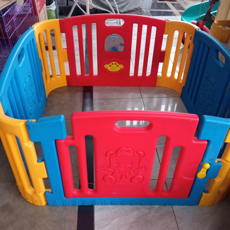 eduplay baby fence /pagar bayi /pagar anak/pagar mainan preloved