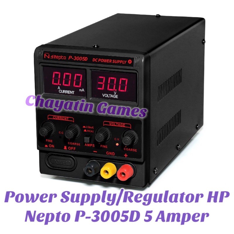 Power Supply HP Merk Nepto Type P-3005D 5 Amper (DIGITAL)