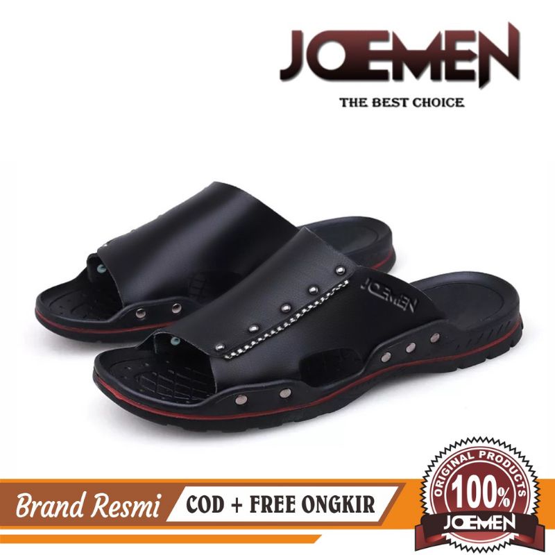 NEW ARRIVAL !!! SANDAL PRIA JOEMEN ORIGINAL/SANDAL SLOP FASHION/SANDAL KULIT PRIA