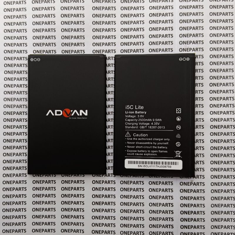 BAT BATTERY BATERAI BATRE ADVAN I5C LITE I5C DUO ORIGINAL