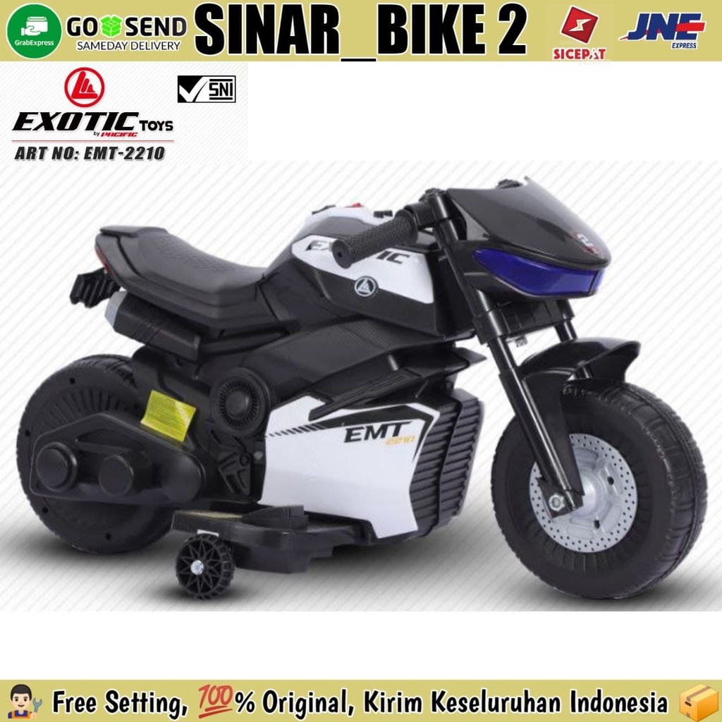 Motor Motoran Aki EXOTIC EMT-2210 Mainan Anak Injak Gas