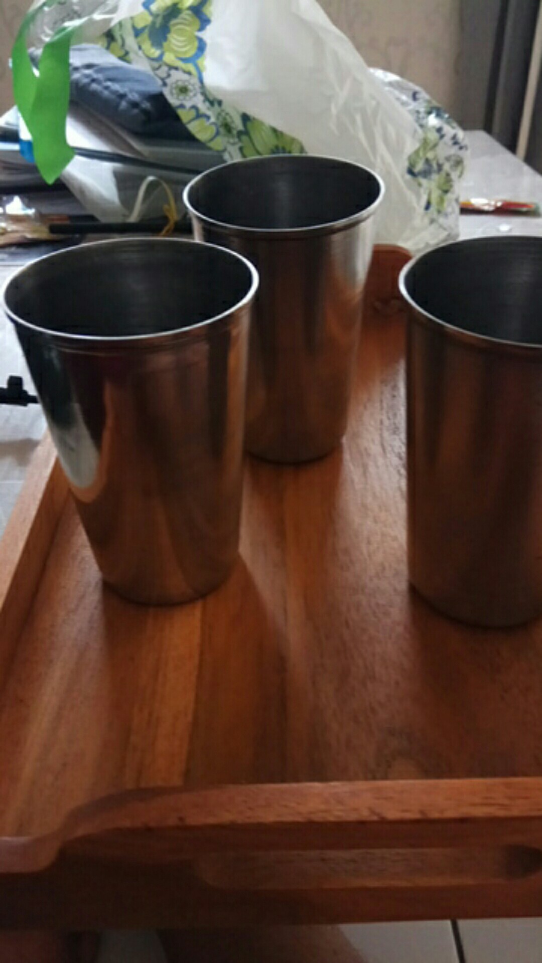 Cangkir Gelas Mug Dia. 8,2cm Air/bir/kopi/teh Stainless Premium Foodgrade Tebal