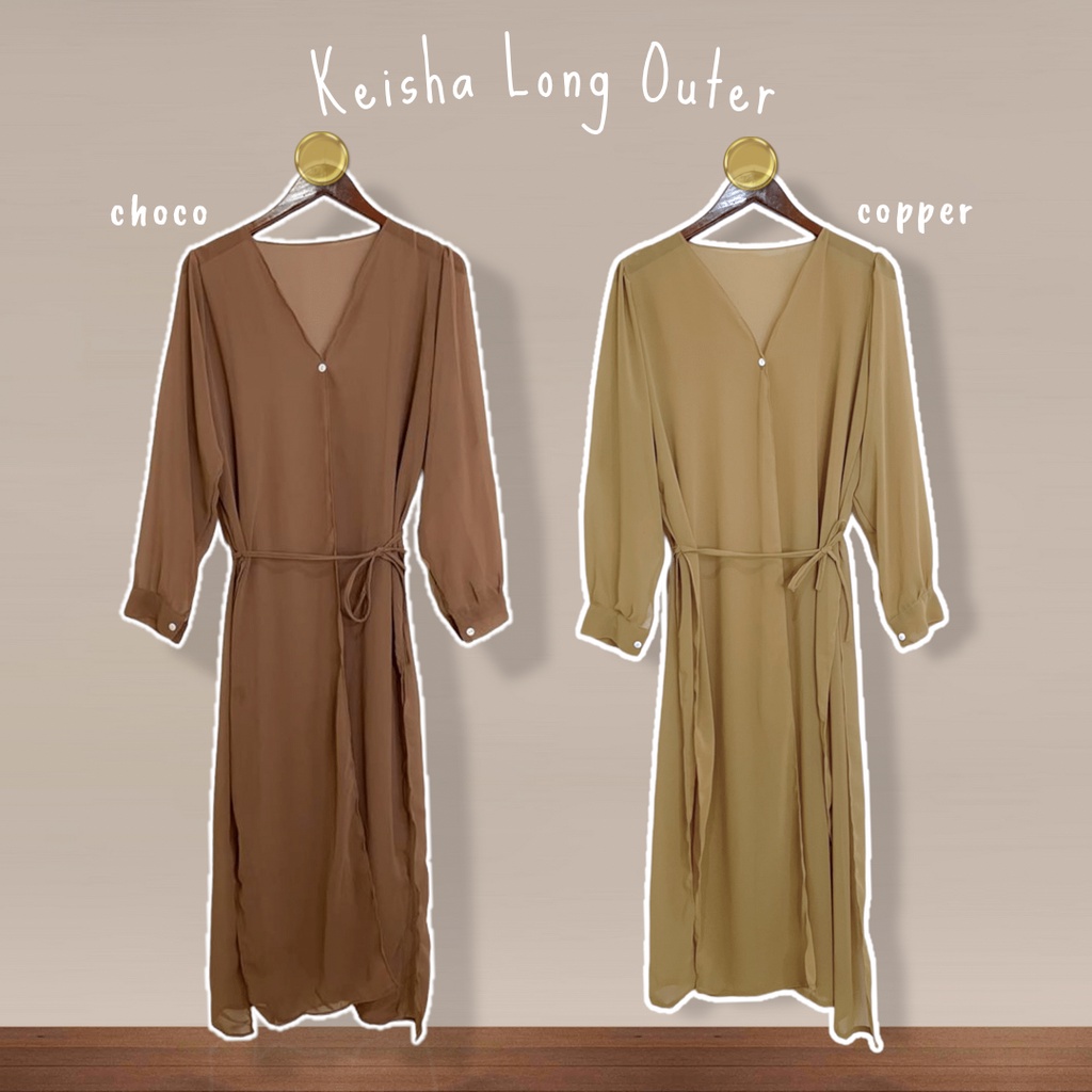 KEISHA Long Outer Ceruty