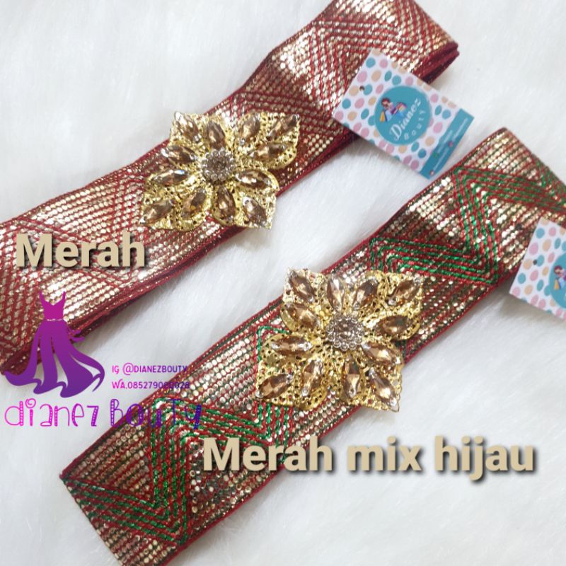Obi kebaya, obi bali ,slepe , belt cantik payet squin