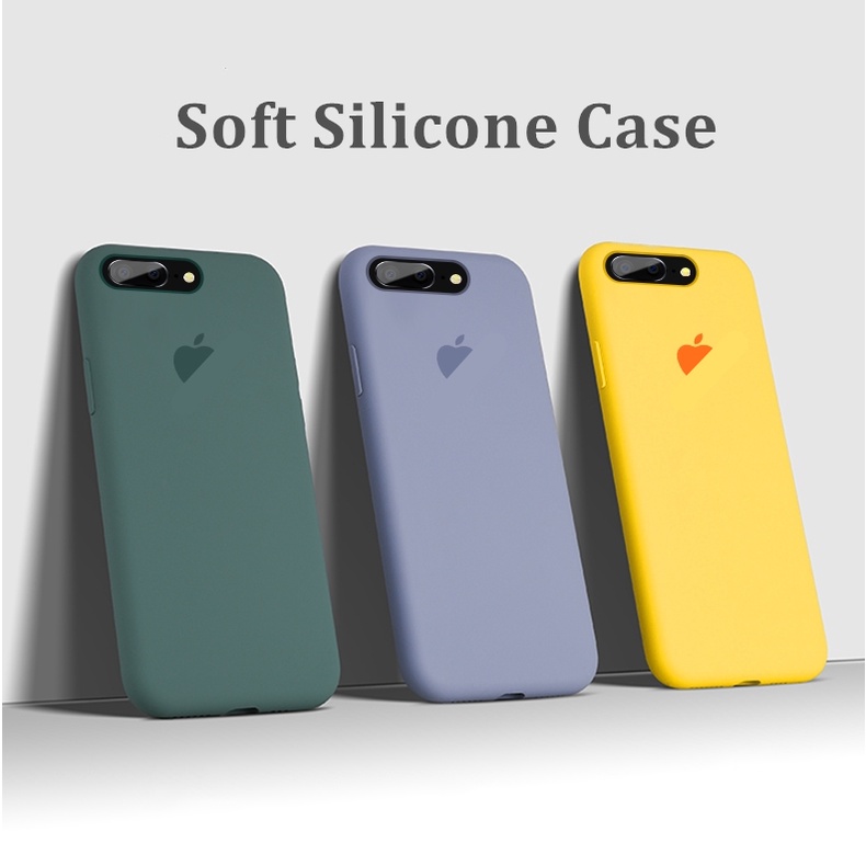 Liquid TPU Case untuk iPhone 7 Plus 8 Plus 11 Pro Max Flocking Layer Inner