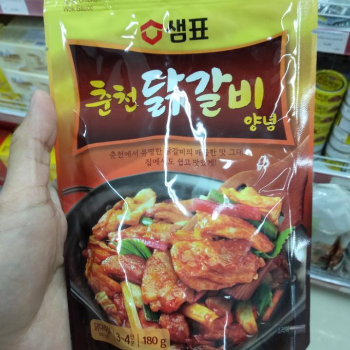 

_^_^_^] Sempio Chuncheon Spicy Chicken Wok 180 gr/Saus bumbu korea untuk ayam