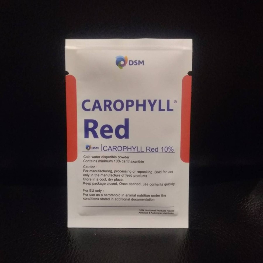 DSM CAROPHYLL 5GR 10 % MURAH MADE IN FRANCE ORIGINAL RED