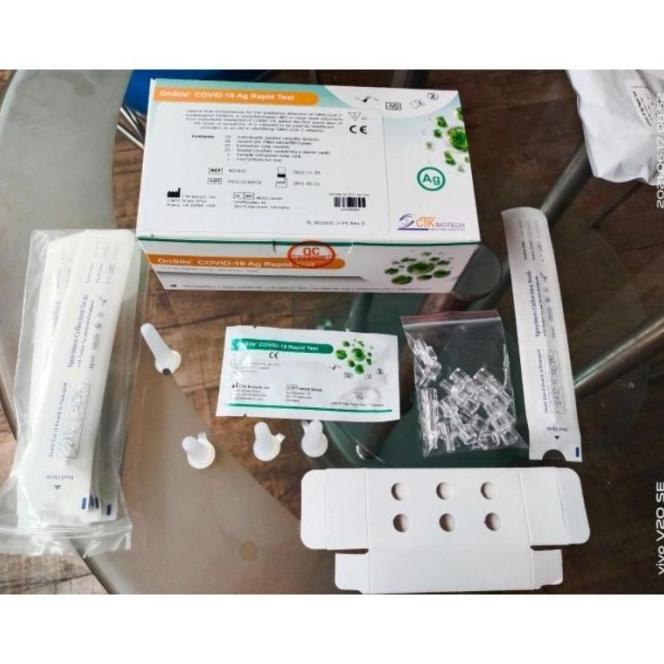READY STOCK ORIGINAL ONSITE SWAB ANTIGEN KIT RAPID TEST 1BX, 20PCS SDFHG5646