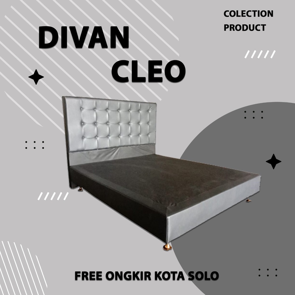 VIRENZE Divan / Dipan / Sandaran Cleo 160x200 - Jateng,Semarang,Solo,Salatiga,Jatim,Madiun,Yogya