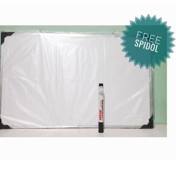 

ZZYS Whiteboard Kecil Murah / White Board 30 x 50 cm Bonus Spidol ➮ ➮