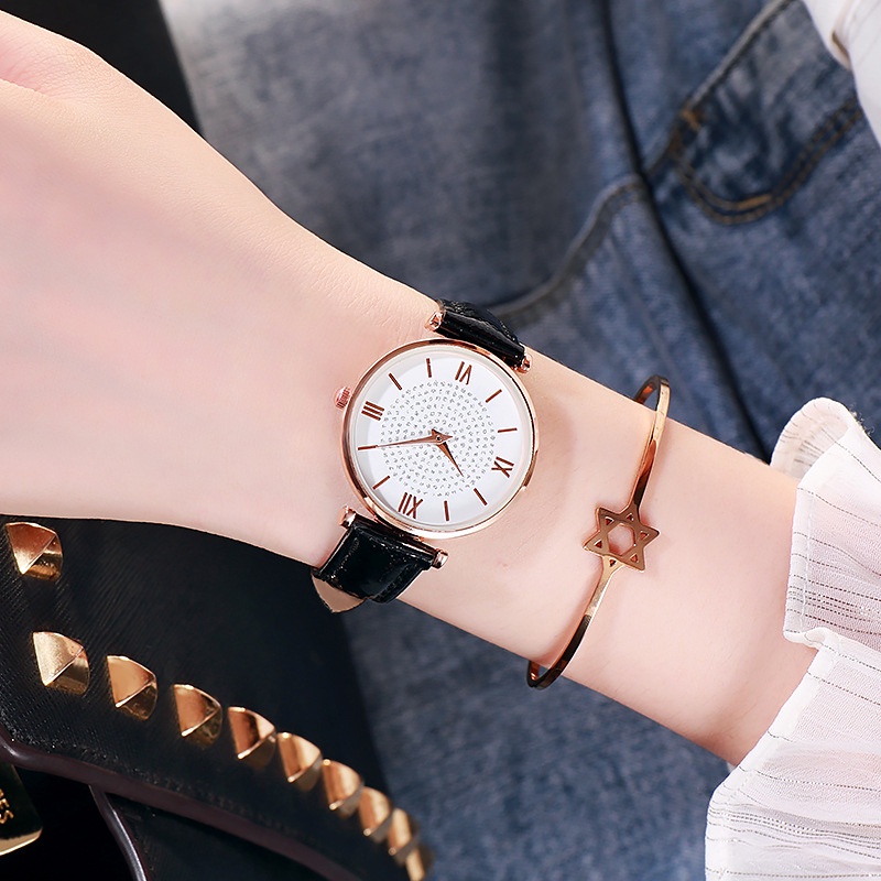 Jam Tangan Wanita A0148 Gypsophila Quartz Watch