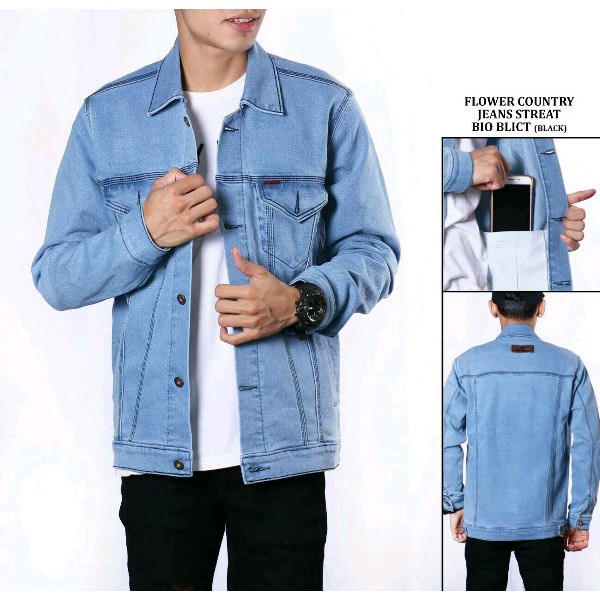 Jaket Levis pria original streat