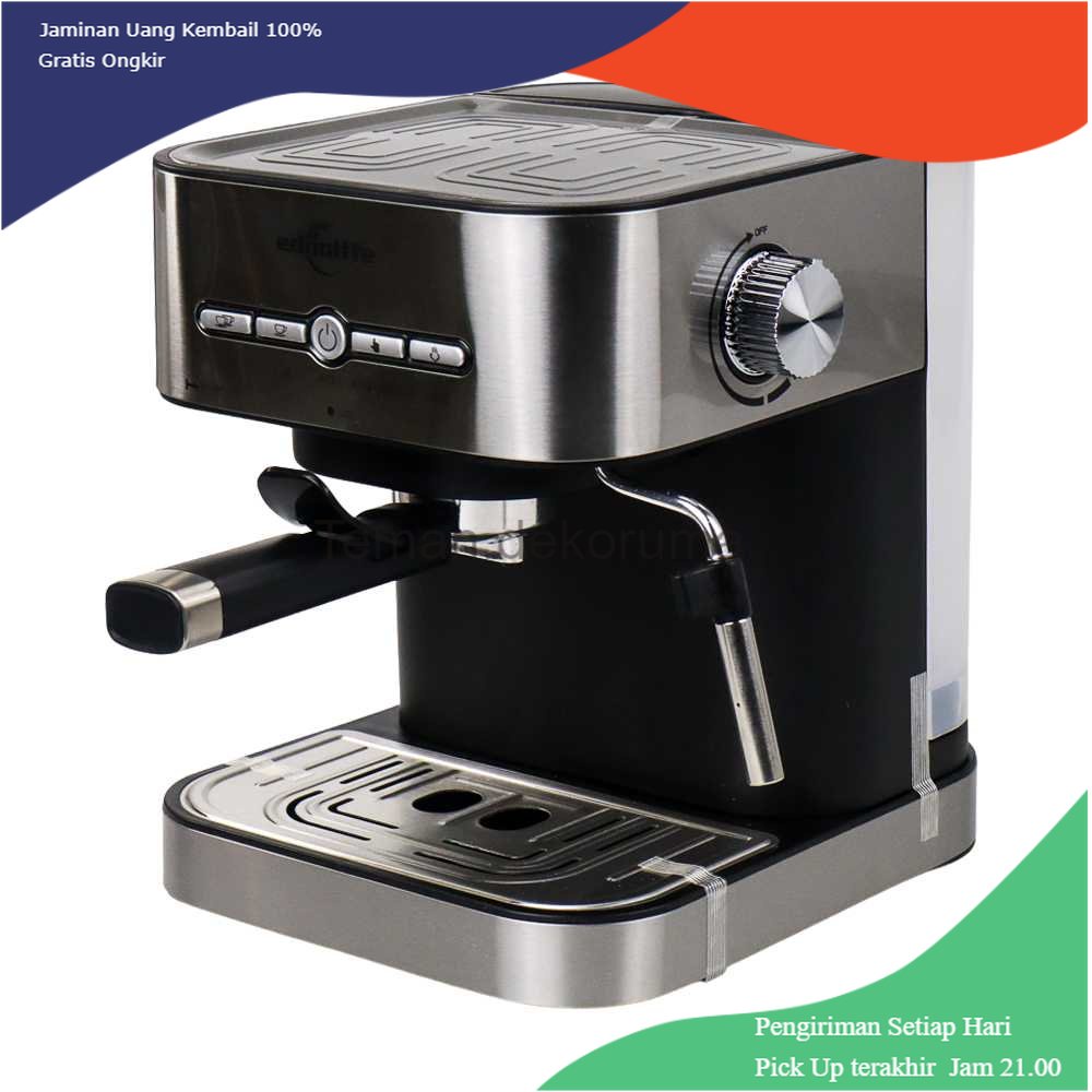 TD - DPR Edoolffe Mesin Kopi Semi Automatic Italian Coffee 15 Bar - MD-2009