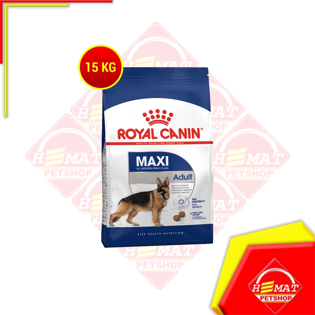 Makanan Anjing Royal Canin Maxi Adult 15 Kg