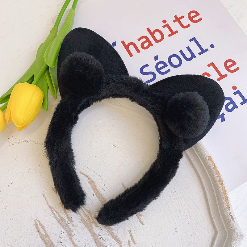 BANDO TELINGA KUCING POM POM BULU / BANDO KOREA KUPING KUCING POM POM