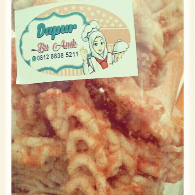 

Kerupuk kriting pedas