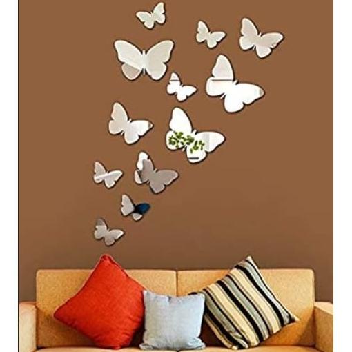 STIKER CERMIN DEKORASI STIKER DINDING AKRILIK STIKER KACA 819-363