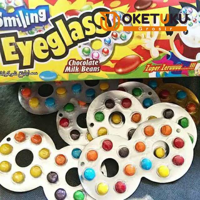 

Permen smiling eyeglass coklat BOX