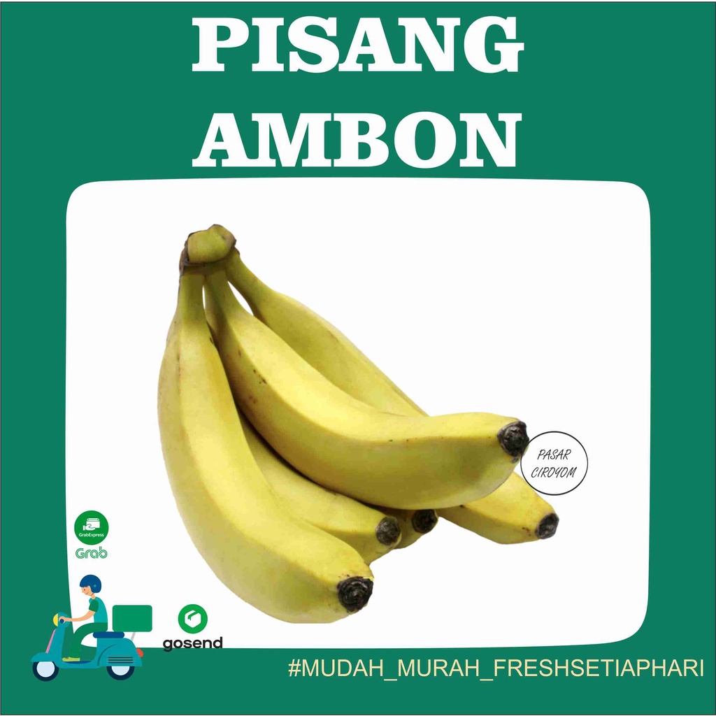 

PISANG AMBON FRESH MURAH BANDUNG 1 SISIR