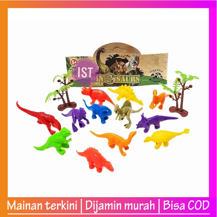 

Binatang Dinosaur Mini 12 pcs IT345