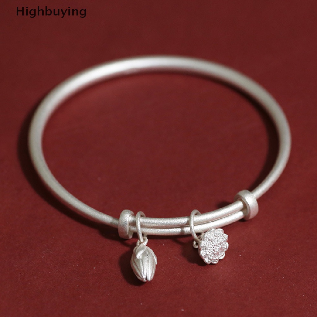 Hbid Gelang Tangan Lapis Silver Adjustable Untuk Wanita Glory