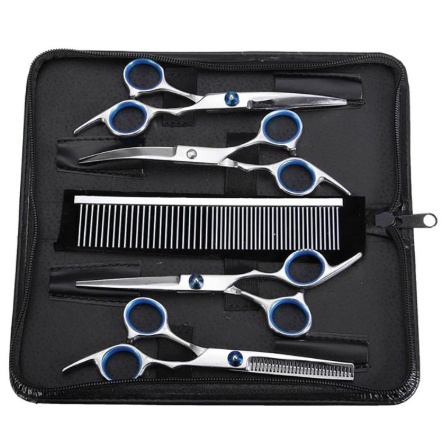 5Pcs / set Gunting Grooming Untuk Anjing Peliharaan