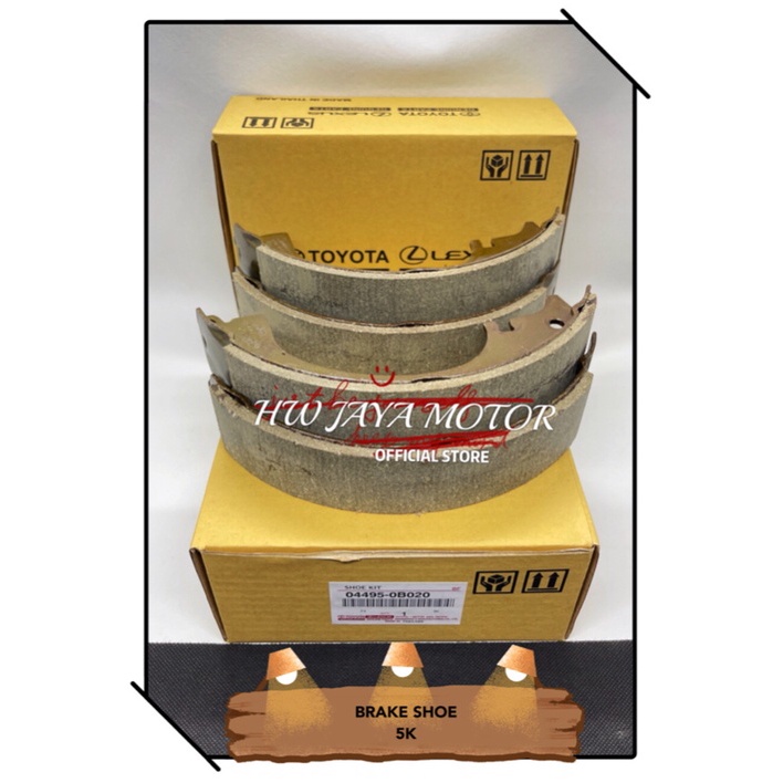 BRAKE SHOE KAMPAS REM TOYOTA KIJANG 5K 7K 04495-0B020 ORIGINAL