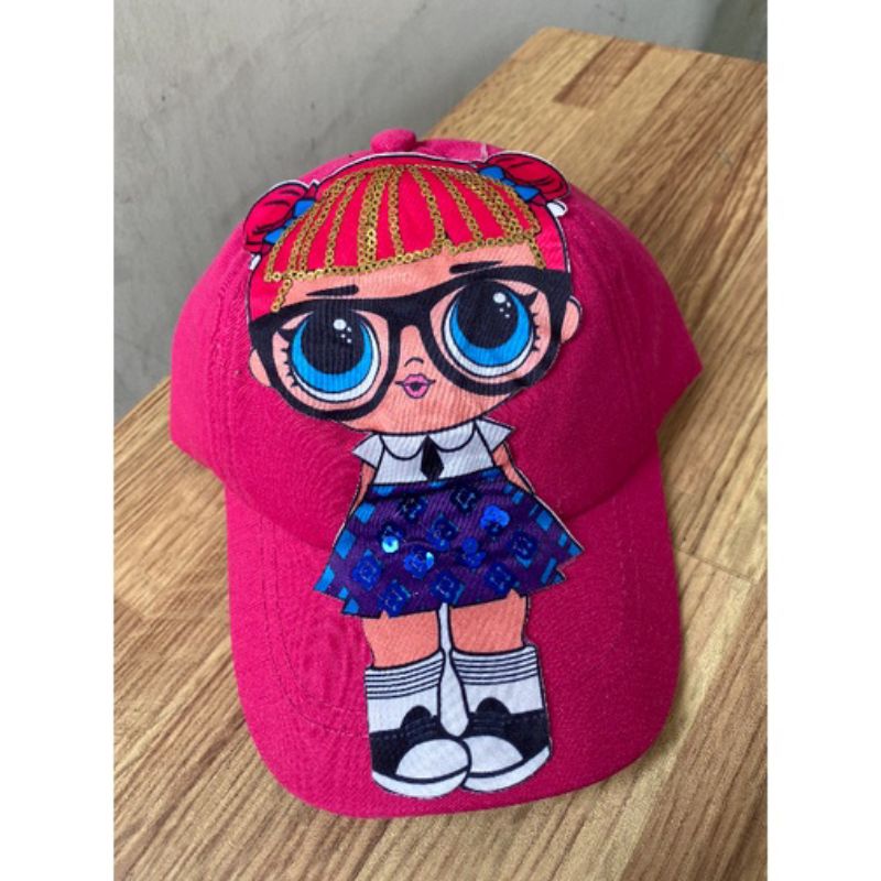 Topi Anak cewek LED / Topi Anak Karakter Murah / Topi Anak Premium