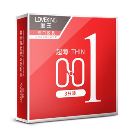 Alat Bantu Pria Alat Kontrasepsi Love King 0.01 Kondom
