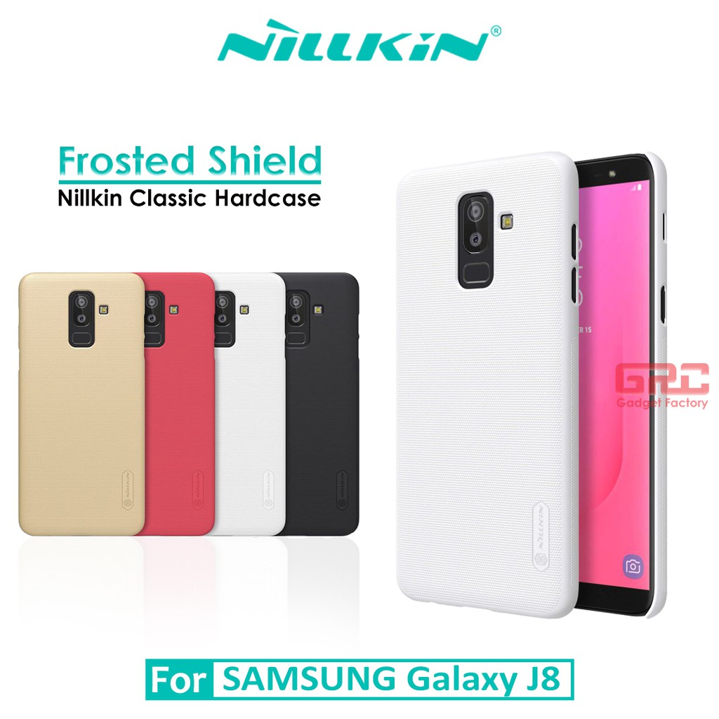 Hard Case SAMSUNG Galaxy J8 Nillkin Frosted Shield Casing Original