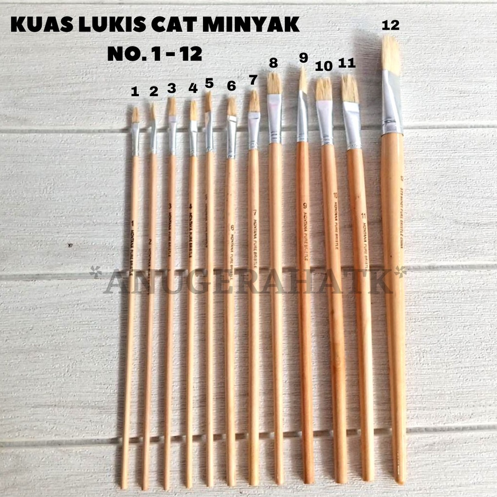 

Kuas lukis Cat Minyak No 1 - 12 Montana / ETERNA