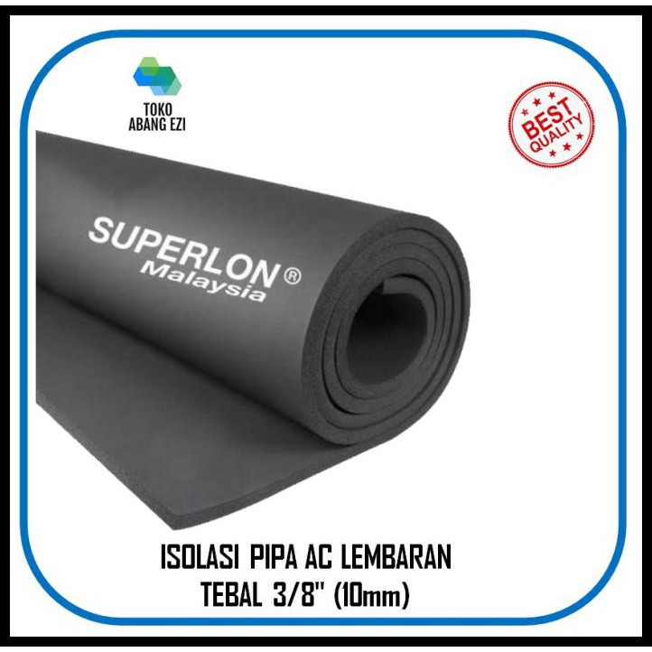 Jual Isolasi Pipa Ac Lembaran Tebal 3 8 10Mm Superlon Sheet