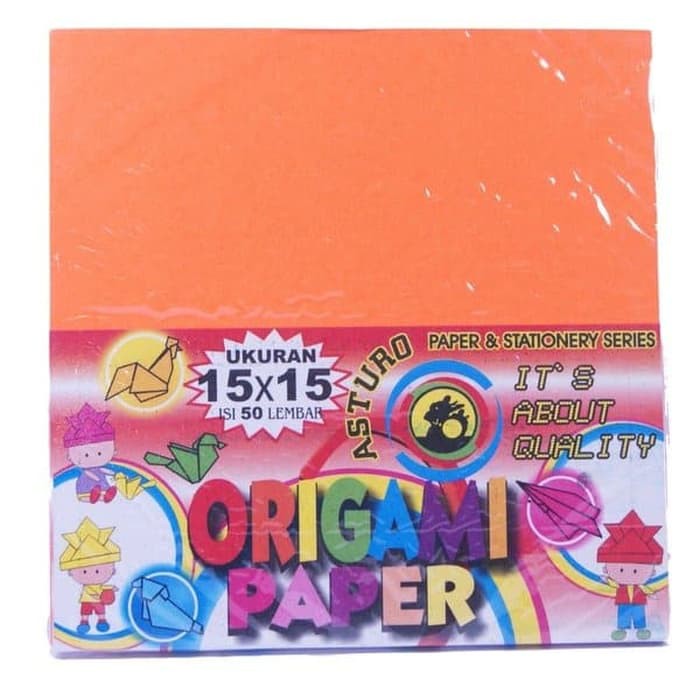 

Kertas Lipat / Origami Asturo 15x15 (10 pak)