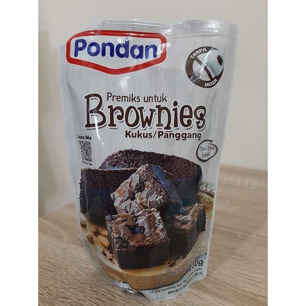 

Pondan pancake mix 125gr / brownies kukus panggang 230gr