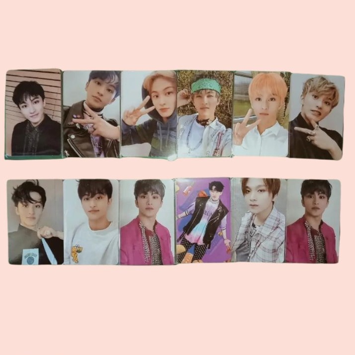 Photocard Mark Haechan cafe agent Ar clip hotsa future hello chilling crazy sticker seoul city stick
