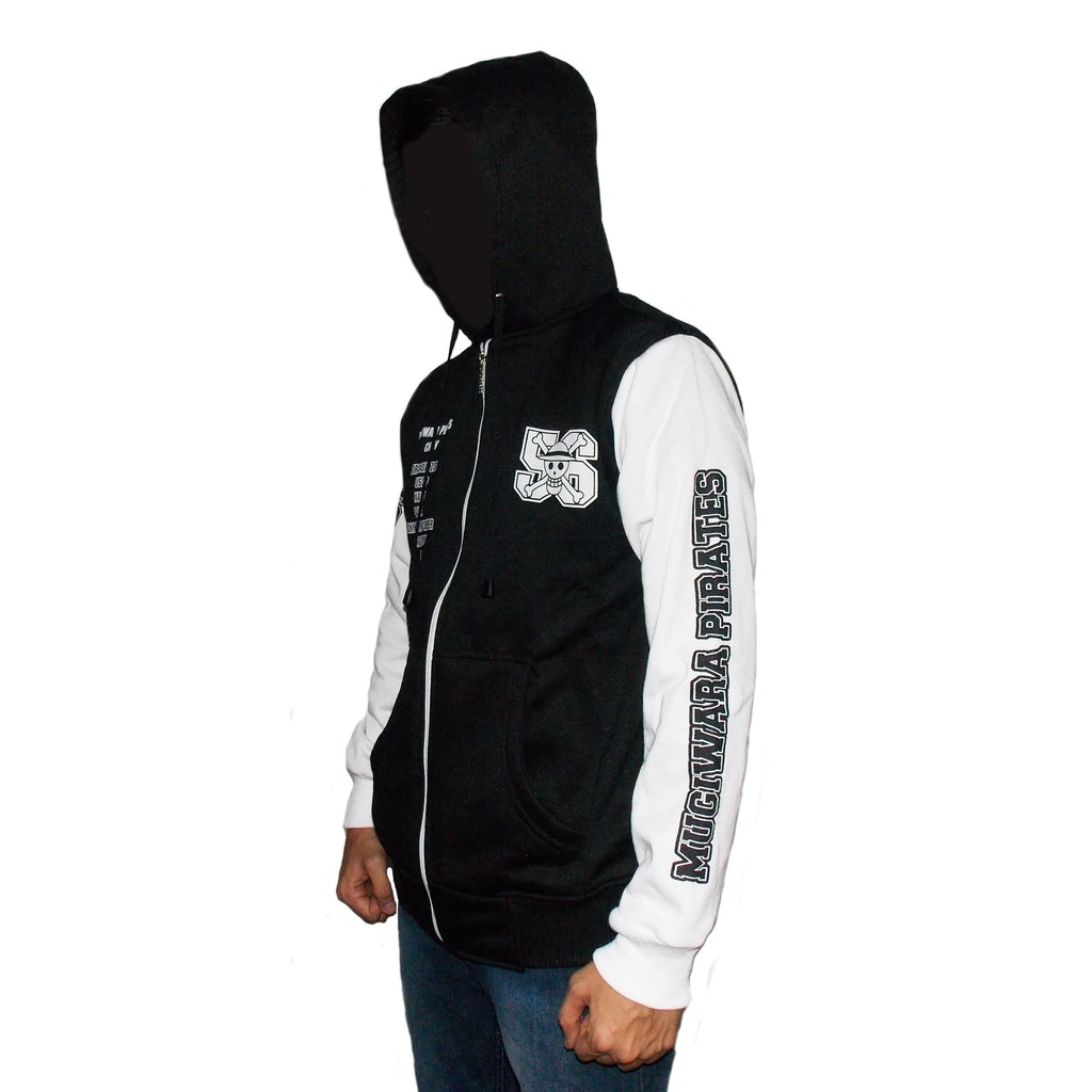 Jaket One Piece Mugiwara Pirates Crew - Sweater Hoodie Mugiwara Pirates crew - Jaket Mugiwara