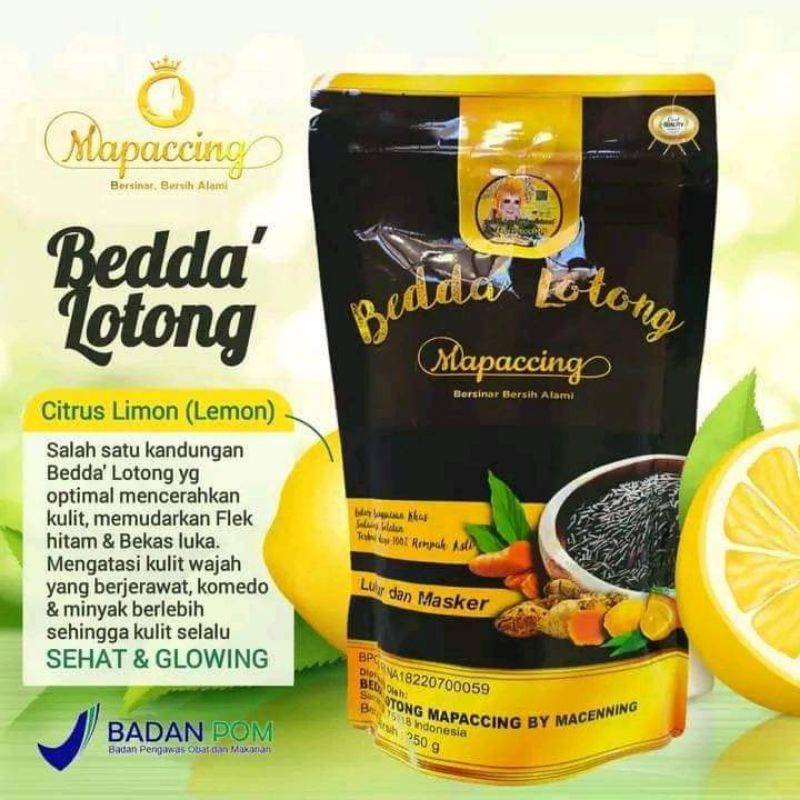 Lulur Bedda Lotong Mapaccing