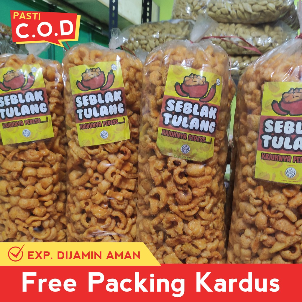 

SNACK KILOAN SEBLAK TULANG PEDAS 125 GRAM MAKANAN RINGAN JAJANAN CEMILAN CAMILAN PEDAS MURAH