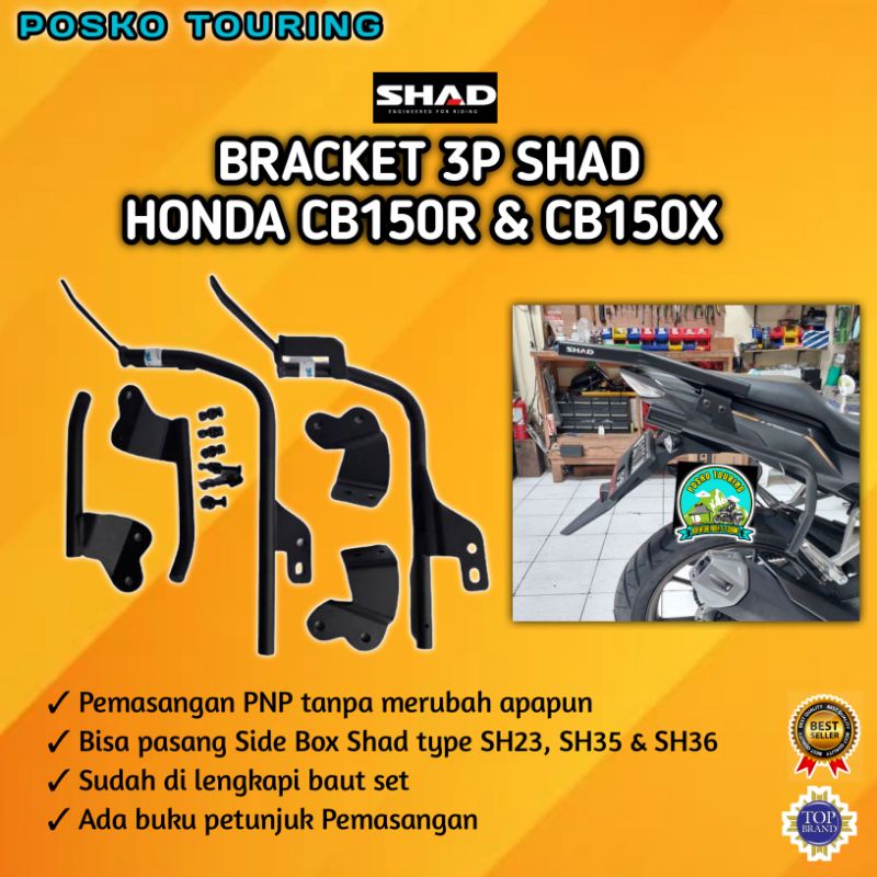 Bracket Side Box 3p Shad Pnp Honda CB150R CB150X