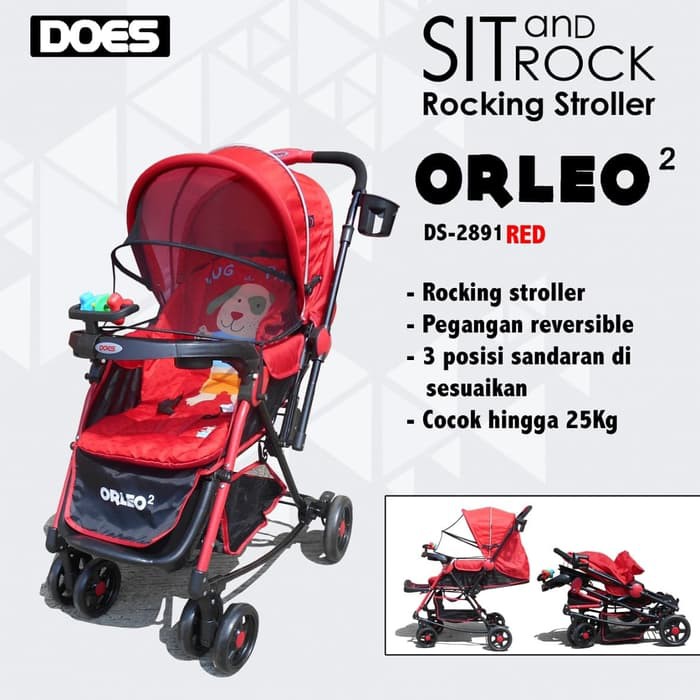 stroller babydoes orleo kereta dorong bayi babydoes orleo bisa hadap ibu dan ayun