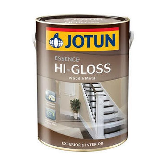 CAT MINYAK KAYU & BESI ESSENCE HI-GLOSS JOTUN WARNA PUTIH/HITAM (1 LT)