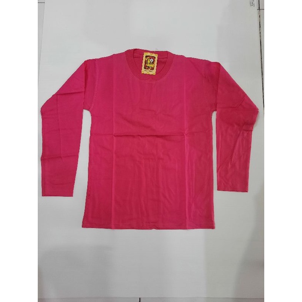 KAOS OBLONG LENGAN PANJANG KATUN C59 UK S DAN M