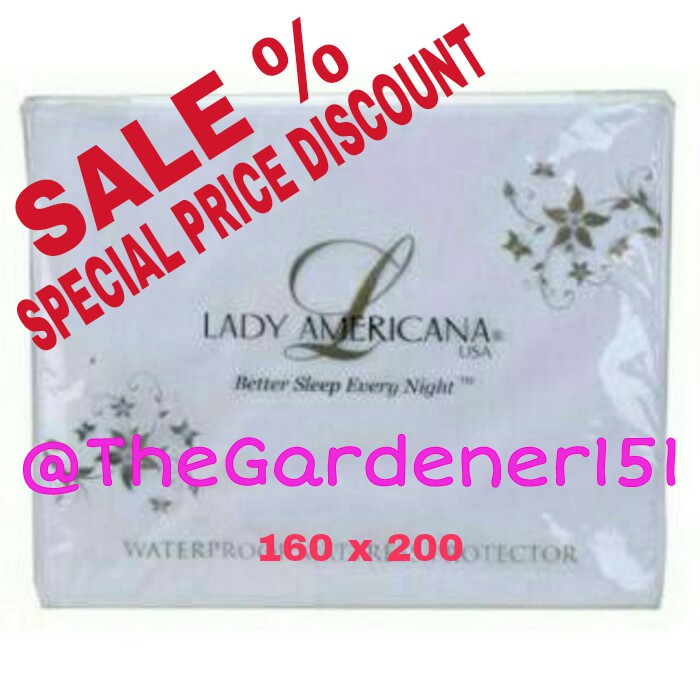 160 x 200 Pelindung Kasur Matras Protector Cover Lady Americana Topper