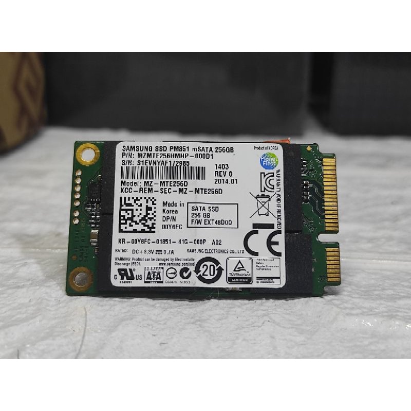 SSD Msata 256Gb Samsung