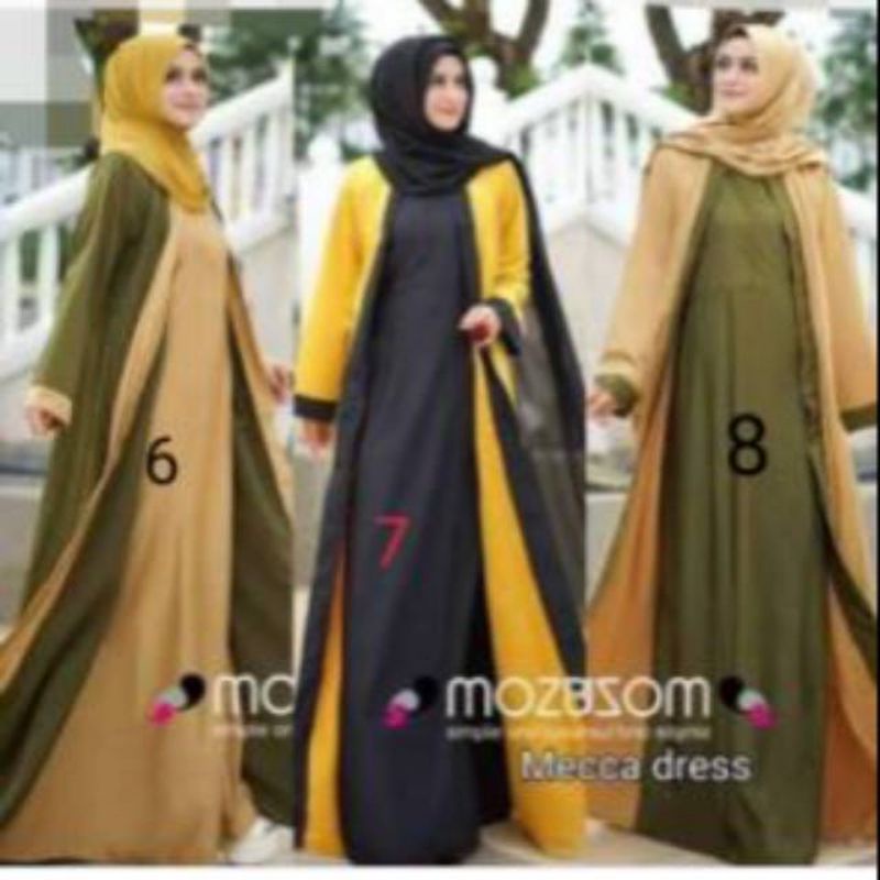 Mecca dress fashion muslim remaja wanita