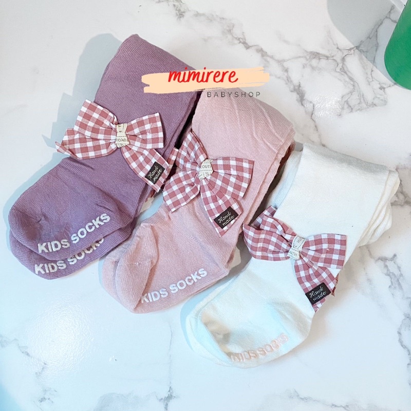 Korean Style Legging Polos Pita Anak 1-4tahun Balita | Legging Pita Anak Tutup Kaki
