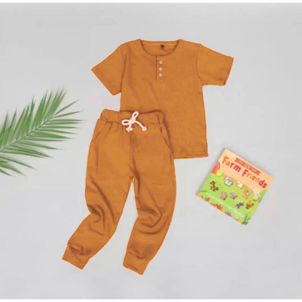 SETELAN BAJU ANAK LAKI LAKI &amp; PEREMPUAN KIANO POLOS CELANA PANJANG SIZE 1-5 TAHUN TERLARIS BAHAN BABYTERRY PREMIUM/ SETELAN BAJU ANAK LAKI LAKI/ SETELAN BAJU ANAK PEREMPUAN/ BAJU ANAK LAKI LAKI/ BAJU ANAK PEREMPUAN/ SETELAN BAJU KIANO ANAK TERBARU