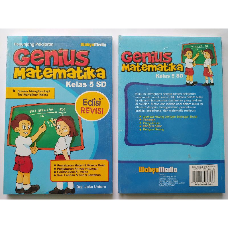 Genius Matematika Kelas 5 SD, Penerbit Wahyu Media